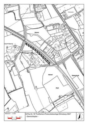 Übersichtsplan BPlan 78 - Aufstellung