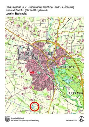 Übersichtsplan BPlan 71 - 2. Änderung Übersichtsplan BPlan 71 - 2. Änderung