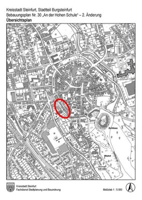 Übersichtsplan BPlan 30 - 2. Änderung Übersichtsplan BPlan 30 - 2. Änderung