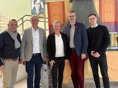 Wirtschaftsförderung zu Gast auf dem Wilmsberg Campus