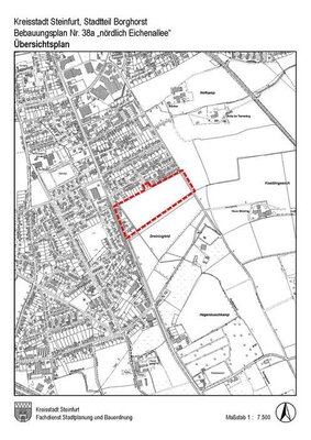 Übersichtsplan BPlan 38a - Aufstellung Übersichtsplan BPlan 38a - Aufstellung