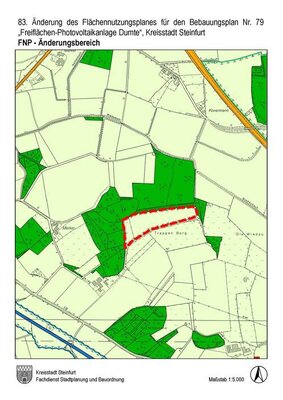 Flurkartenauszug - FNP - 83. Änderung