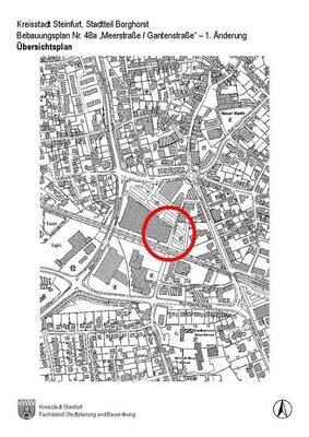 Übersichtsplan BPlan 48a- 1. Änderung - Stadt Steinfurt Übersichtsplan BPlan 48a- 1. Änderung