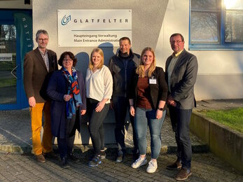 Besuch bei der Firma Glatfelter Steinfurt GmbH