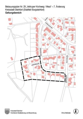 Flurkartenauszug BPlan 29 - 7. Änderung