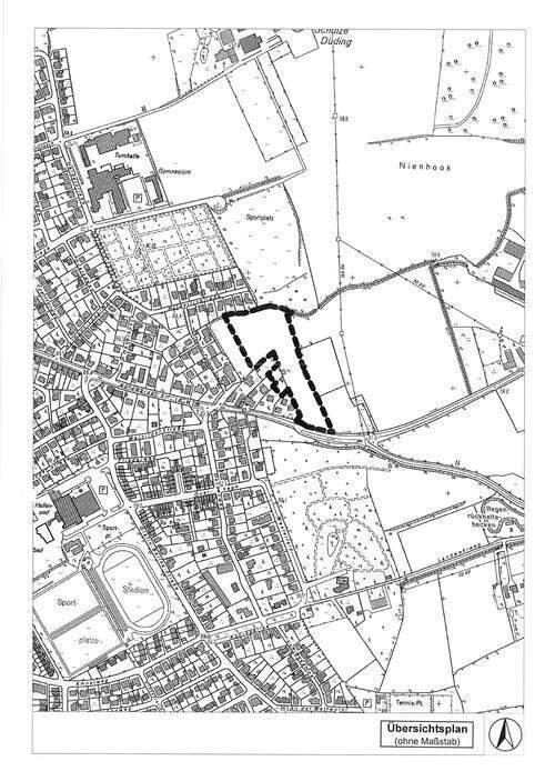Übersichtsplan BPlan 71a - nordöstlich Theodor-Fontane-Straße - 500x703 px