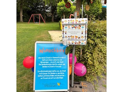 Wunschbox-Aktion im Freibad