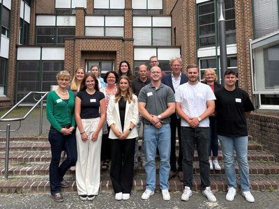 Neue Auszubildende und Anwärter*innen starten bei der Kreisstadt Steinfurt