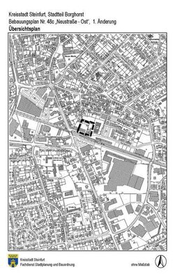Übersichtsplan BPlan 48c - 1. Änderung - Stadt Steinfurt Übersichtsplan BPlan 48c - 1. Änderung