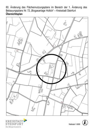 Übersichtsplan - FNP 80. Änderung