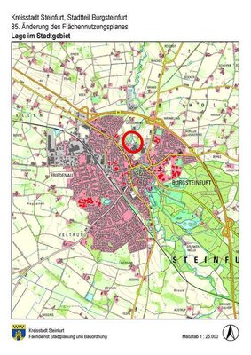 Übersichtsplan - FNP - 85. Änderung - Stadt Steinfurt Übersichtsplan - FNP - 85. Änderung