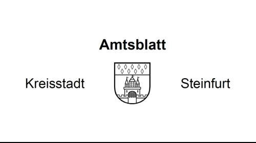 Amtsblatt der Kreisstadt Steinfurt