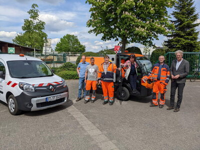 Zwei neue E-Fahrzeuge für den Bauhof der Kreisstadt Steinfurt