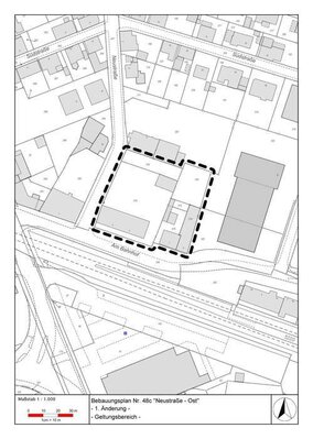 Flurkartenauszug BPlan 48c - 1. Änderung - Stadt Steinfurt Flurkartenauszug BPlan 48c - 1. Änderung