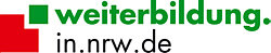 Weiterbildung - Logo der Suchmaschine des Landes Nordrhein-Westfalen