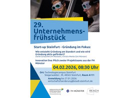 29. Unternehmensfrühstück - Kreisstadt Steinfurt 29. Unternehmensfrühstück
