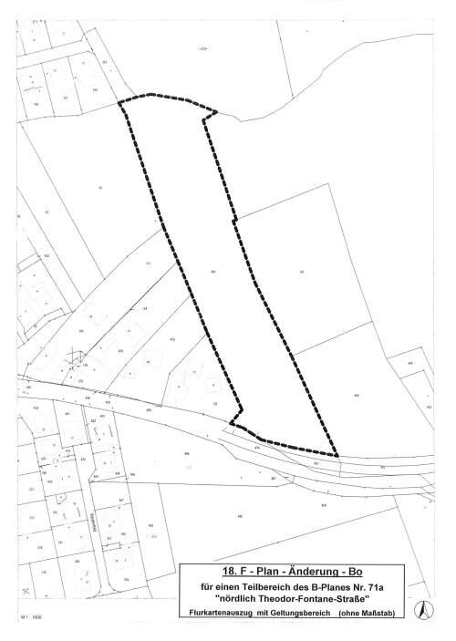 Flurkartenausschnitt FNP - 18. Änderung