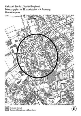 Übersichtsplan BPlan 29 - 9. Änderung