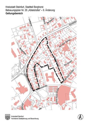 Flurkartenauszug BPlan 29 - 9. Änderung