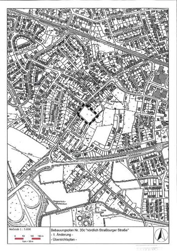 Übersichtsplan BPlan 30c - 1. Änderung