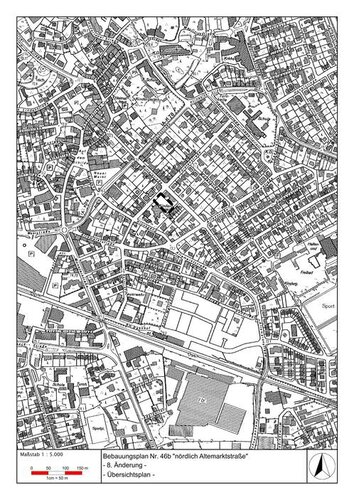 Übersichtsplan BPlan 46b - 8. Änderung