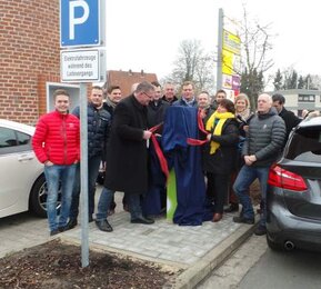 Eröffnung E-Säule am BWS-Zentrum Steinfurt-Borghorst