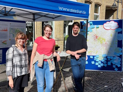 Voller Erfolg auf dem Wochenmarkt in Steinfurt-Burgsteinfurt!