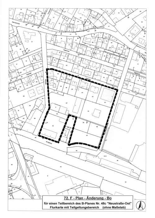Flurkartenausschnitt FNP - 72. Änderung