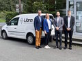 Steinfurter Wirtschaftsförderung besucht das Unternehmen Libra GmbH im Gewerbegebiet Wilmsberg